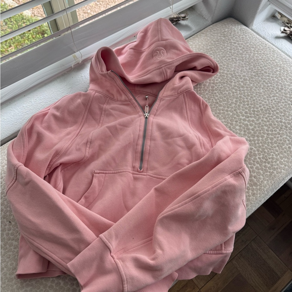 Lululemon Scuba Oversized Half-Zip Hoodie – Pink (Size S/M est.)